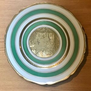 DW Porcelain decorative plate, vintage China